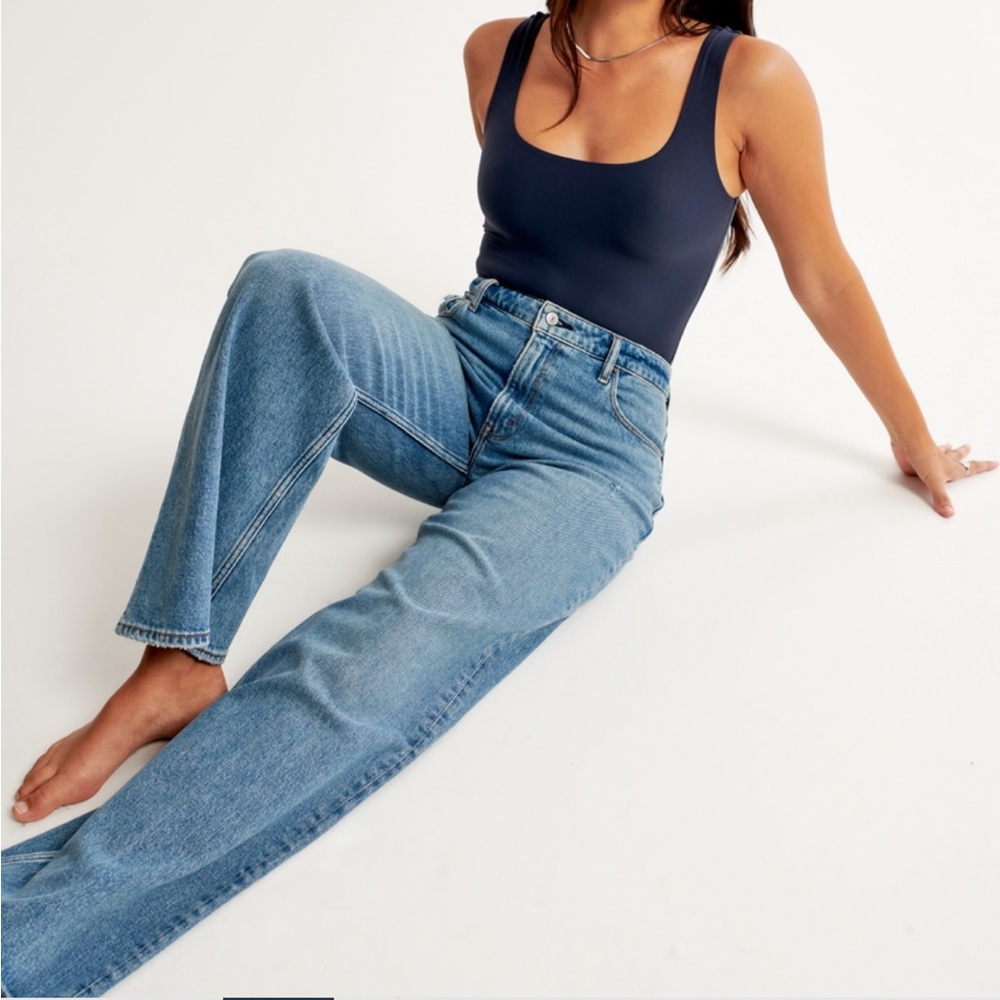 Curve love high rise 90s relaxed jeans